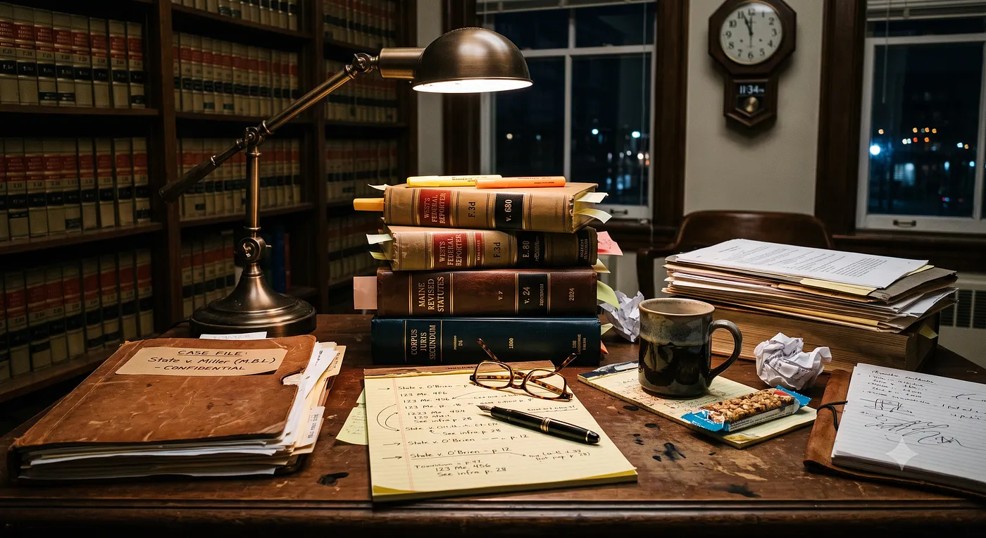 Legal Researcher: A Day in the Life — Image by Gemini