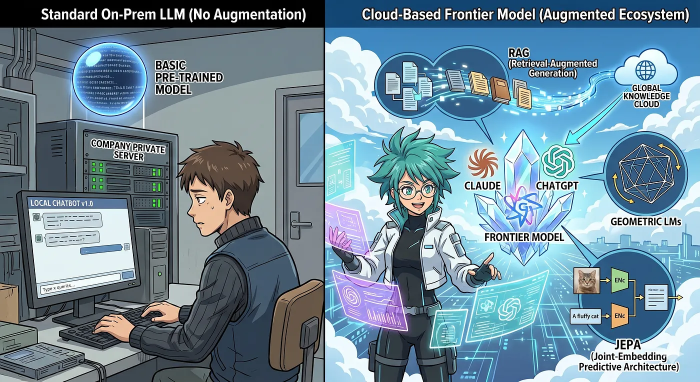 Why is the On-Prem Model giving Poor Quality Output compared to the Frontier? — Generated by Gemini