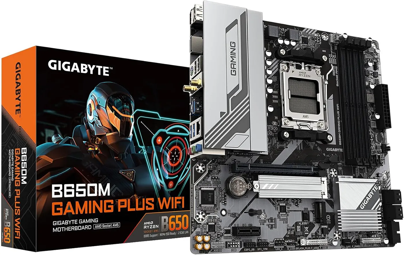 Gigabyte B650M Motherboard with Wifi6E