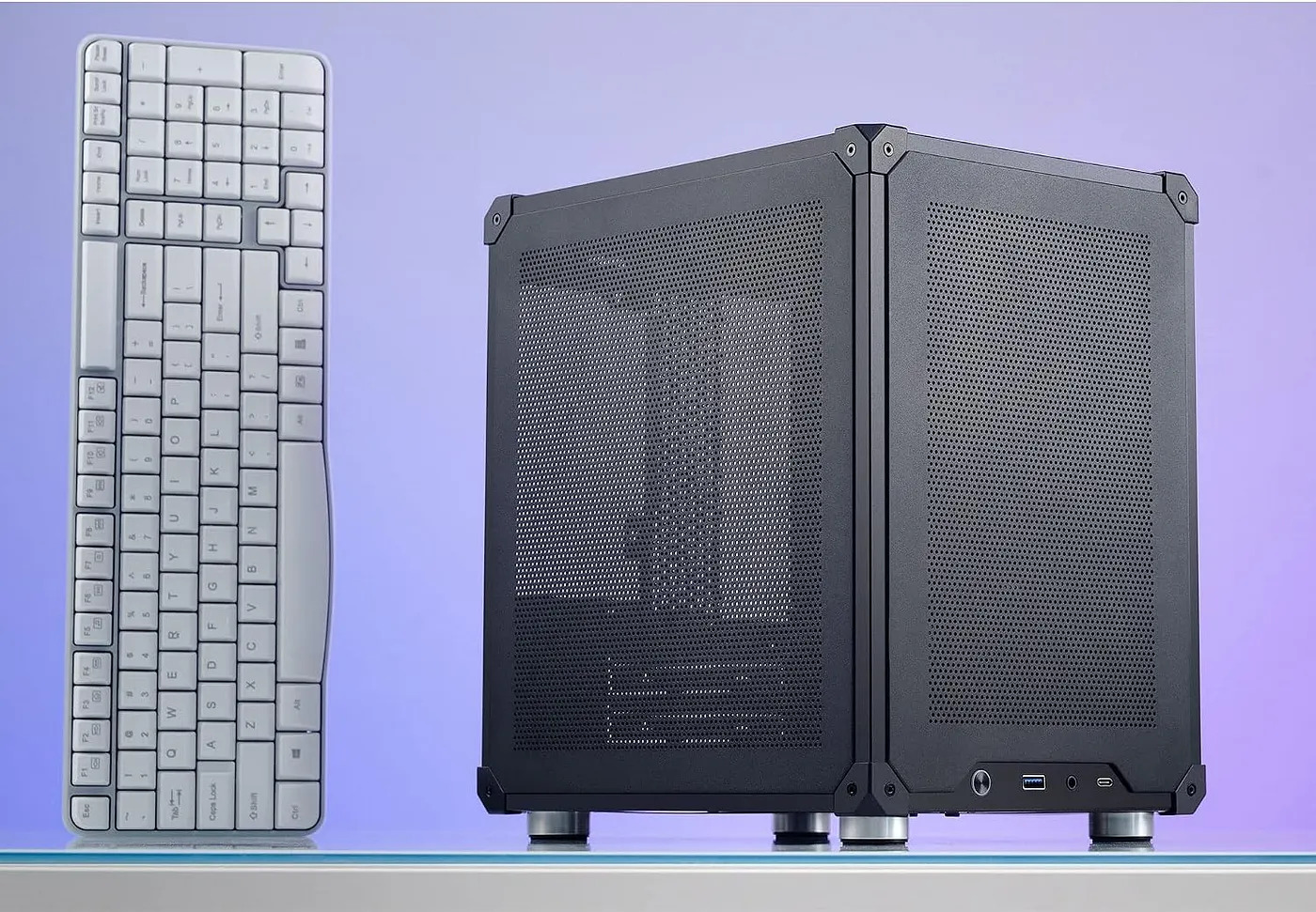 The Jonsbo C6 Case with keyboard for Scale — Image from Amazon