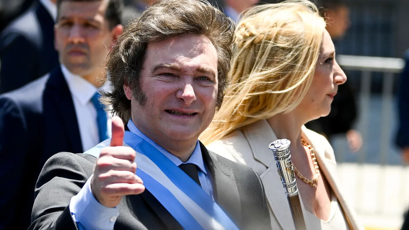 Javier Milei, President of Argentina — (AP Photo/Julian Bongiovanni)