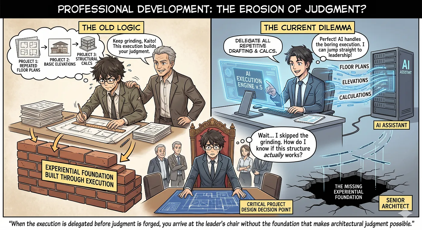 The Erosion of Judgement — Generated by Google Gemini