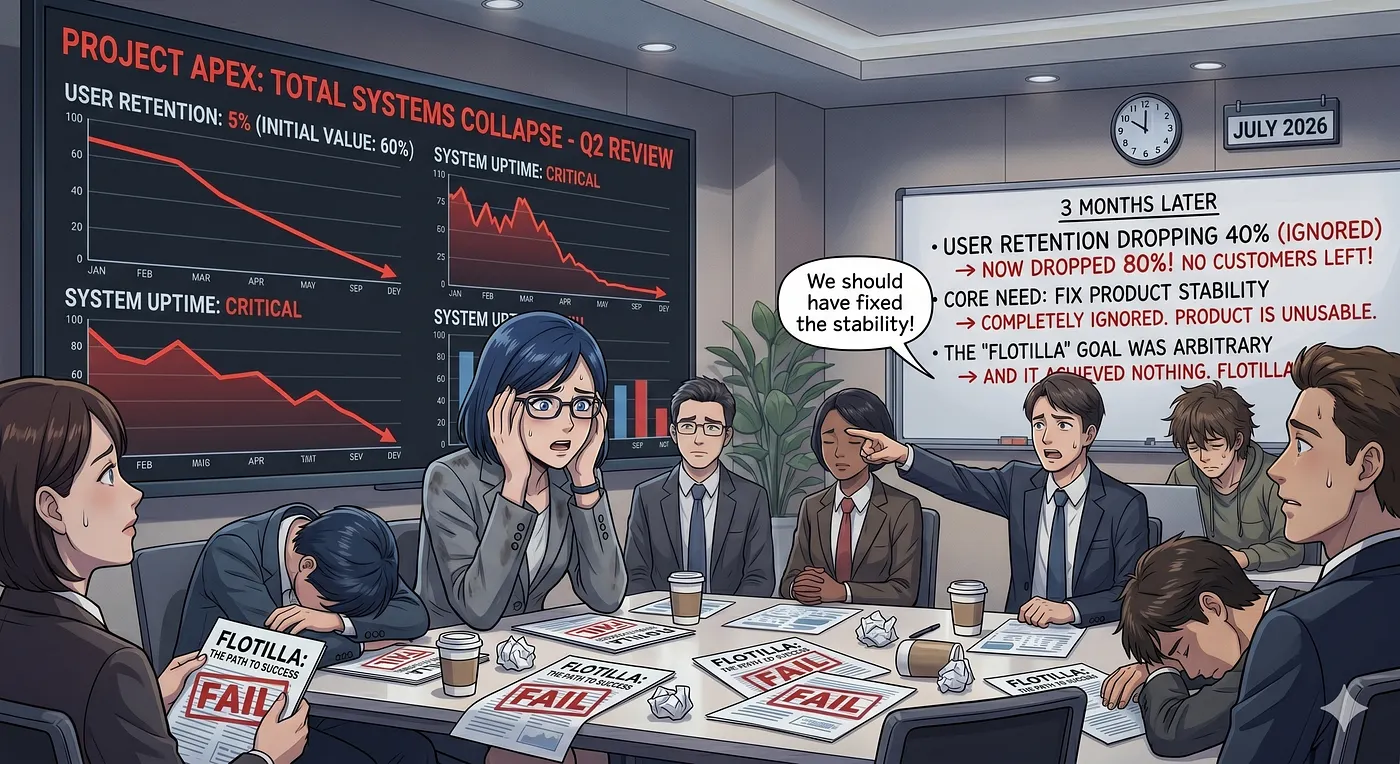 The Aftermath, Solving the Wrong Problem — Generated by Gemini