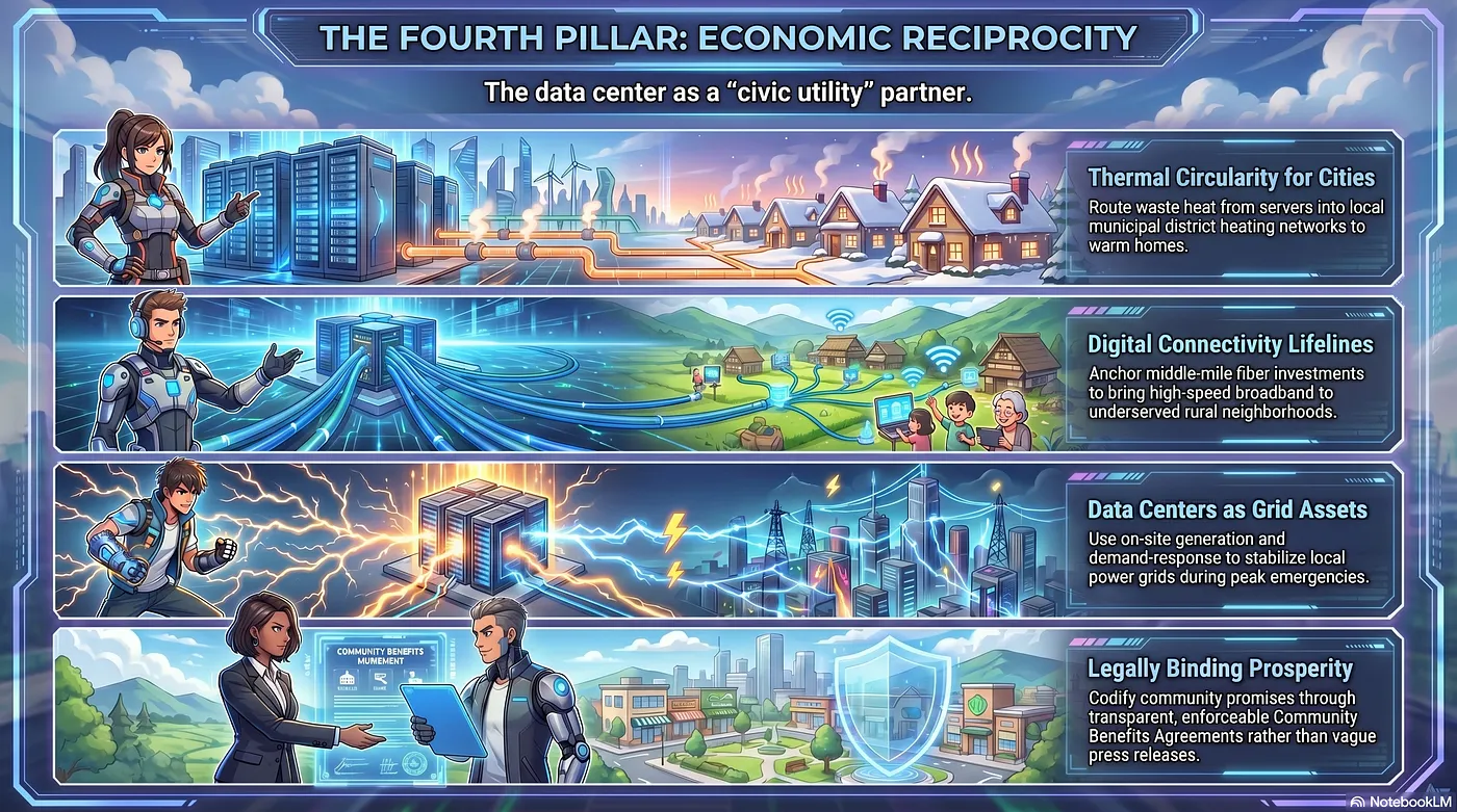 The Fourth Pillar: Economic Reciprocity — Infographic generated by Google Gemini