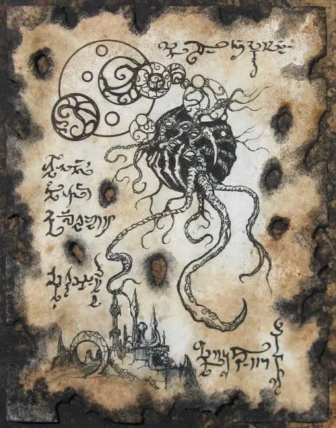 Entities interpenetrating human space in ‘From Beyond’. Source: Lovecraftian Science — WordPress.com