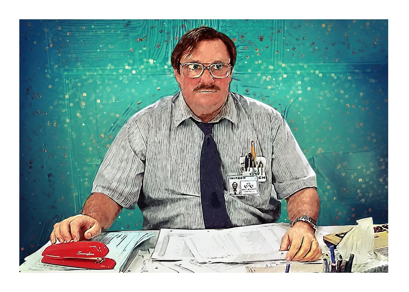 “Milton” from Office Space — Image from qaqooking.wiki