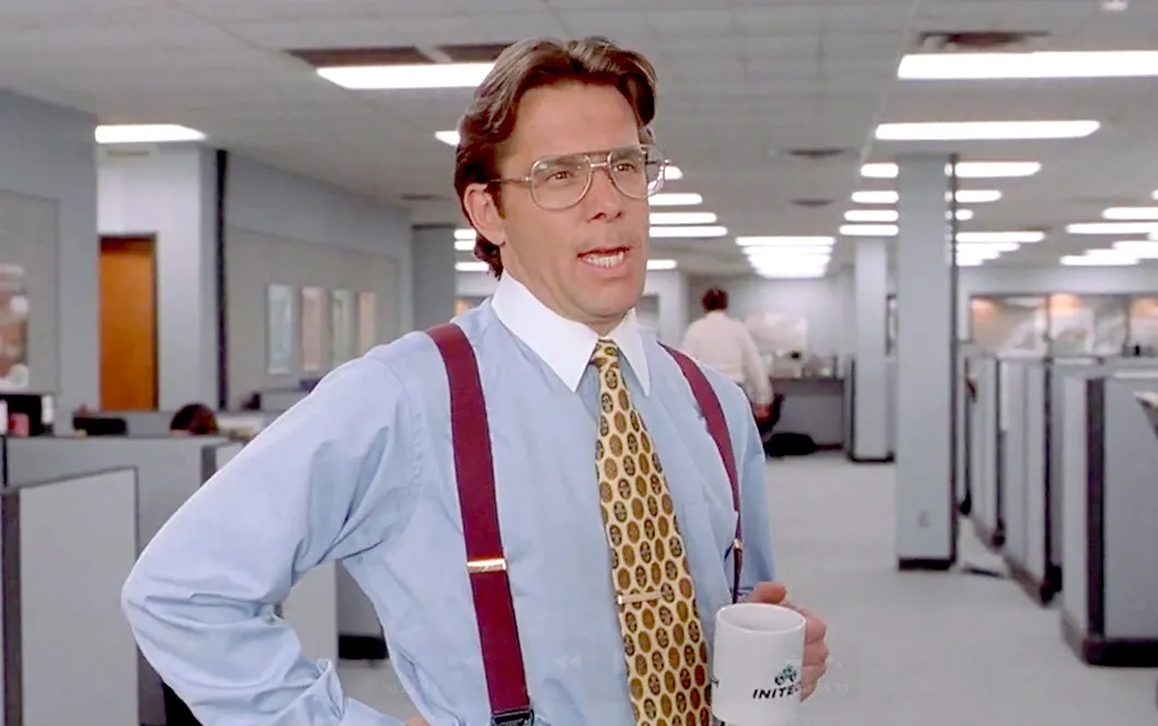 “Bill Lumbergh” from Office Space — Image from filmdaze.net