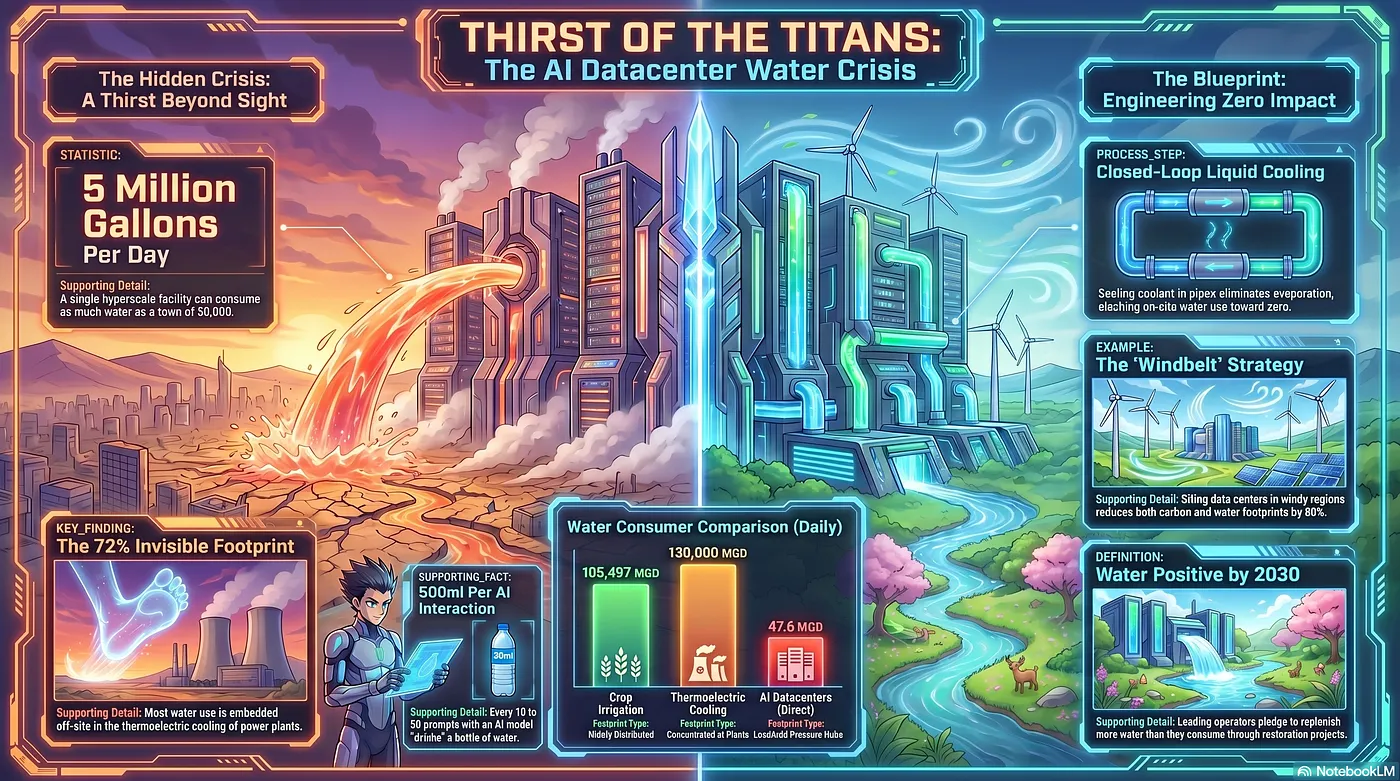 Thirst of the Titans — Infographic generated by Google Gemini